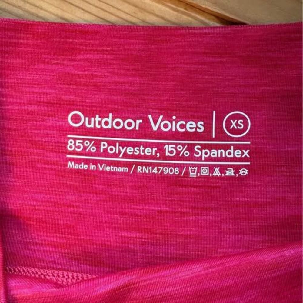 Outdoor voices biker shorts - women’s XS - Picture 3 of 4
